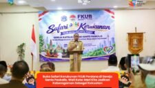 Foto: Wali Kota Jakarta Pusat Arifin membuka kegiatan Safari Kerukunan FKUB perdana di Gereja Katolik Santo Paskalis, Cempaka Putih Barat, Jakarta Pusat, Senin (19/10/2026). 
