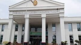 Foto: Gedung Pengadilan Negeri Jakarta Timur, tempat berlangsungnya proses persidangan perkara tindak pidana.