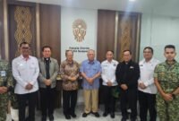Foto: Kunjungan pastoral Kardinal Ignatius Suharyo bersama rombongan Ordinariatus Castrensis Indonesia (OCI) ke Ibu Kota Nusantara (IKN), Kalimantan Timur, Selasa (20/10/2026).