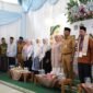 Foto: Wali Kota Administrasi Jakarta Timur Munjirin bersama jajaran pejabat dan pengurus Forum Komunikasi Majelis Taklim (FKMT) menghadiri kegiatan penilaian Lomba Majelis Taklim Tingkat Provinsi DKI Jakarta 2026 di Majelis Taklim Al Fajar, Kelurahan Munjul, Kecamatan Cipayung, Jakarta Timur, Selasa (20/10/2026).