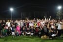 Foto: Wali Kota Jakbar Iin Mutmainah bersama anggota FKDM Jakarta Barat usai Turnamen Minisoccer FKDM Jakarta Barat di Maroedja Sport Park, Meruya Utara, Rabu (21/10/2026)