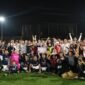 Foto: Wali Kota Jakbar Iin Mutmainah bersama anggota FKDM Jakarta Barat usai Turnamen Minisoccer FKDM Jakarta Barat di Maroedja Sport Park, Meruya Utara, Rabu (21/10/2026)