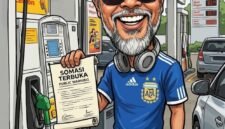 Foto: Ilustrasi Bhatara Dave Rondonuwu membawa dokumen somasi terbuka di sebuah SPBU. Somasi tersebut dilayangkan menyusul beredarnya video antrean pengisian Pertamax di kawasan Nusa Dua, Bali, yang memicu polemik di media sosial. Bhatara meminta informasi yang beredar diluruskan berdasarkan fakta dan konteks kejadian secara utuh. (25/10/2026).