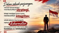 Foto: Irjen Pol (Purn) Heribertus Dahana Resmiwara atau Herry Dahana menyampaikan pesan reflektif tentang makna kepemimpinan. Menurutnya, strategi menjadi bagian penting dalam meraih kemenangan, tetapi integritas, komitmen, dan keteladanan merupakan fondasi utama untuk menjaga kepercayaan serta kehormatan seorang pemimpin. Jabatan bisa berganti, namun kehormatan akan melekat melalui sikap dan tindakan. Jakarta, Jumat (30/10/2026).