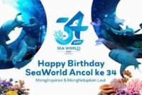 Foto: Sea World Ancol Rayakan HUT ke-34 dengan Semangat Menginspirasi dan Menghidupkan Laut. (Istimewa)