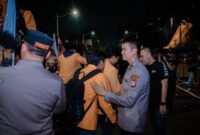 Foto: Polda Metro Jaya mengapresiasi seluruh elemen masyarakat yang menyampaikan aspirasi secara tertib dan damai di kawasan Gedung DPR/MPR RI, Silang Monas, serta sejumlah titik lainnya di Jakarta, Selasa (20/10/2026). (Istimewa)