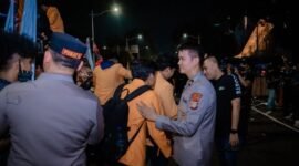 Foto: Polda Metro Jaya mengapresiasi seluruh elemen masyarakat yang menyampaikan aspirasi secara tertib dan damai di kawasan Gedung DPR/MPR RI, Silang Monas, serta sejumlah titik lainnya di Jakarta, Selasa (20/10/2026). (Istimewa)