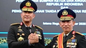 Foto: Pisah sambut Kapolri dari Jenderal Listyo Sigit kepada Jenderal Suyudi Aryo Seto. (Istimewa)