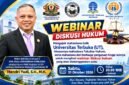Foto: Flyer Webinar Diskusi Hukum. (Istimewa)