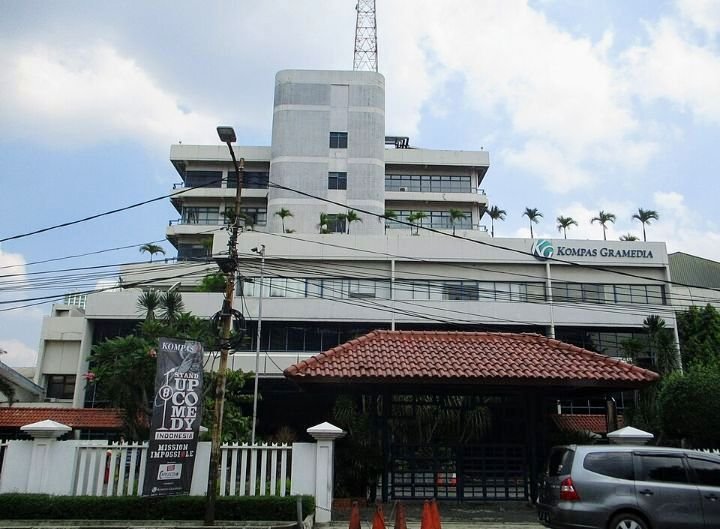 Foto: Gedung Kompas Gramedia di Jakarta. (Wikipedia)